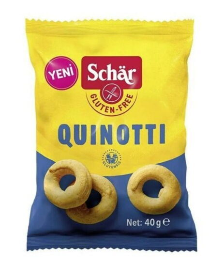 GLUTENSIZ BISKUVI SHCAR QUINOTTI 40 G